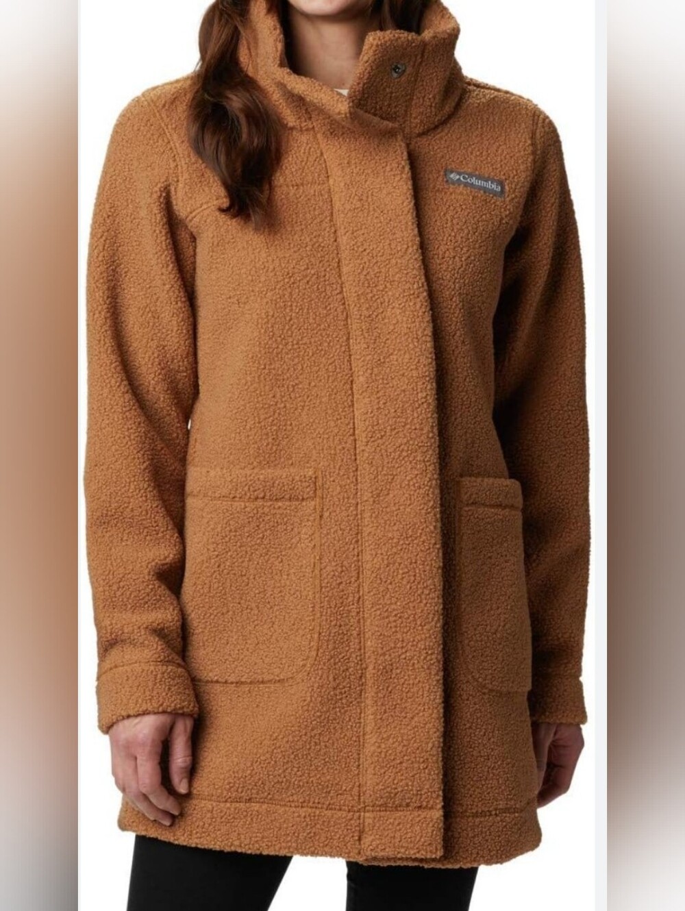 Columbia Panorama Long Jacket Im Elk Size Small.